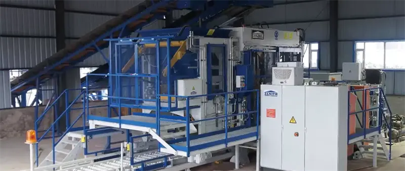 تم إطلاق مشروع آلي بالكامل لإنتاج الطوب المتشابك الخرساني متعدد الطبقات في أفريقيا.